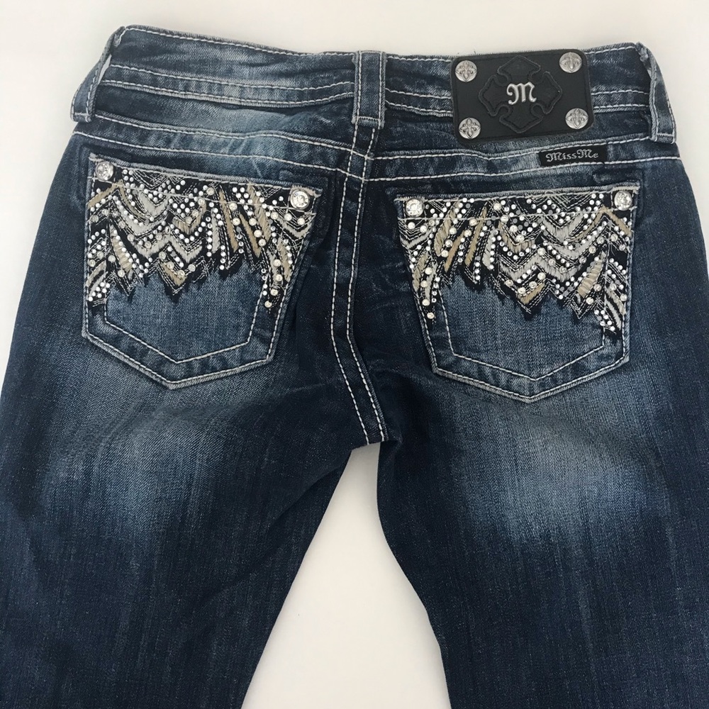 Miss Me Bootcut Bling Jeans